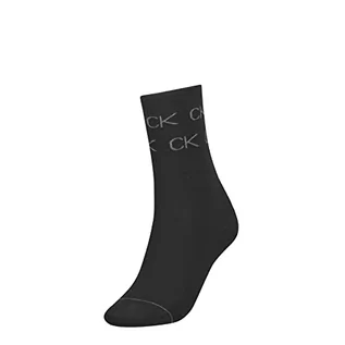 Skarpetki damskie - Calvin Klein Damskie skarpety Lurex Gift Box Casual Sock, czarny, rozmiar uniwersalny - grafika 1