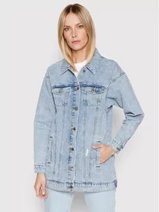 Vero Moda Kurtka jeansowa Olivia 10261628 Niebieski Regular Fit - Kurtki damskie - miniaturka - grafika 1