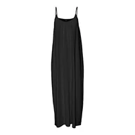 Sukienki - VERO MODA Damska sukienka VMLUNA Singlet Ankle Dress NOOS, czarna, XS, czarny, XS - miniaturka - grafika 1