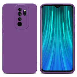Pokrowiec Etui Do Xiaomi RedMi NOTE 8 PRO w FLUID MATOWY FIOLET TPU Silikonowe Obudowa Ochronny Case Cover Cadorabo - Etui i futerały do telefonów - miniaturka - grafika 1