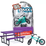 Samochody i pojazdy dla dzieci - Tech Deck fingerbike BMX mini rower We The People w zestawie z przeszkodą - miniaturka - grafika 1