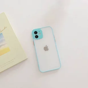 Milky Case silikonowe elastyczne półprzezroczyste etui do Samsung Galaxy A22 5G niebieski - Etui i futerały do telefonów - miniaturka - grafika 2