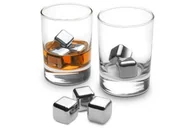 Akcesoria do lodu - Gift World Gift World, Metalowe kostki do drinków, 4 szt. - miniaturka - grafika 1