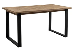 Stół Rozkładany Z Metalowymi Nogami 190/150X80 Dąb Lefkas - Stoły - miniaturka - grafika 1