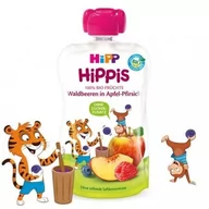 Desery dla dzieci - HiPP, HiPPiS, Mus owocowy, Jagody, jabłko i brzoskwinia, 100 g - miniaturka - grafika 1