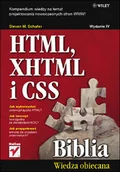 Systemy operacyjne i oprogramowanie - HTML XHTML i CSS. Biblia - miniaturka - grafika 1
