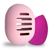 Gąbeczki do makijażu - Silikonowe etui na gąbkę do makijażu, osuszacz, pink, 1szt. - miniaturka - grafika 1