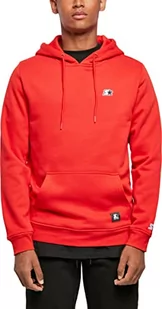 STARTER BLACK LABEL Męska bluza z kapturem Starter Essential Hoody, czerwona, S - Bluzy męskie - miniaturka - grafika 1