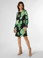 Sukienki - Marc Cain Collections Sukienka damska Kobiety wiskoza czarny|zielony|wielokolorowy wzorzysty, 38 - miniaturka - grafika 1
