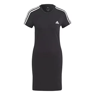 Sukienki - adidas W 3s Fit T Dr Sukienka damska - grafika 1