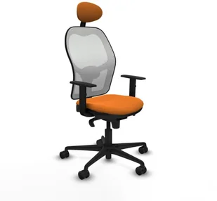 Fotel biurowy, krzesło biurowe Krzesło Biurowe Piqueras y Crespo 1D036N1 Pomarańczowy - Fotele i krzesła biurowe - miniaturka - grafika 1