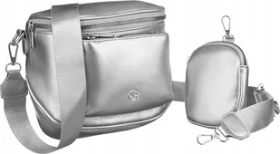 Rovicky Elegancka saszetka damska na ramię wykonana ze skóry ekologicznej - Rovicky NoSize - Torebki damskie - miniaturka - grafika 1