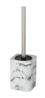 Akcesoria do wc - Wenko Szczotka do wc DESIO polyresin imitujący marmur biała 24767100 - miniaturka - grafika 1
