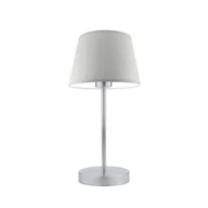 Lampy stojące - Lampka nocna LYSNE Siena, 60 W, E27, jasnoszara/srebrna, 41,5x19,5 cm - miniaturka - grafika 1