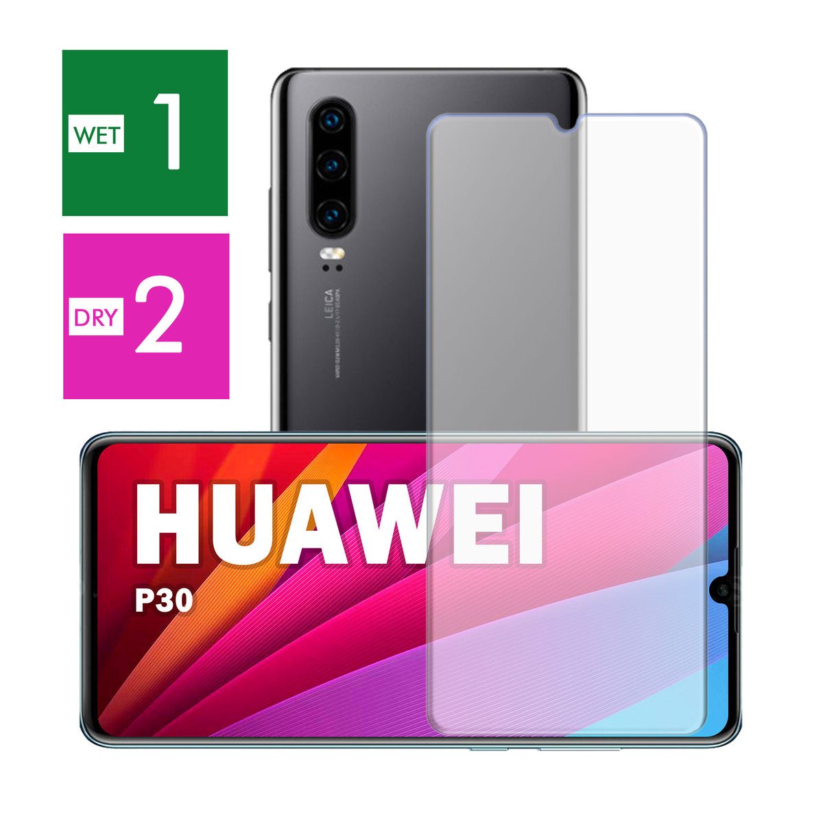 PANCERNE SZKŁO HARTOWANE DO HUAWEI P30 SZYBKA NA TELEFON JAKOŚĆ