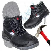 Obuwie robocze - Buty robocze S3 skórzane Wodoodporne z Noskiem BHP odporne na Przebicie 45 - miniaturka - grafika 1