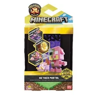 Figurki dla dzieci - Cobi Polska S.A. Figurka Minecraft Portal Nether Treasure X 41642 - miniaturka - grafika 1