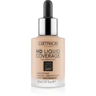 Podkłady do twarzy - Catrice HD Liquid Coverage podkład w płynie 030 Sand Beige 30ml - miniaturka - grafika 1