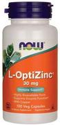 Suplementy naturalne - Now Foods L-OptiZinc - Cynk i Miedź (100 kaps.) - miniaturka - grafika 1