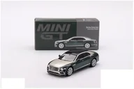 Samochody i pojazdy dla dzieci - Mini Gt Bentley Flying Spur White Sand Verdant 1:64 00867 - miniaturka - grafika 1
