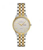 Zegarki męskie - Zegarek męski Jordan Kerr L1055 srebrno-złoty - miniaturka - grafika 1