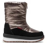 Buty dla dziewczynek - Śniegowce CMP Kids Rae Snow Boots Wp 39Q4964 Złoty - miniaturka - grafika 1