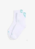 Skarpetki i podkolanówki sportowe - Skarpety damskie Puma HEART LOGO SHORT CREW 2-PACK niebieskie 93855507 - miniaturka - grafika 1