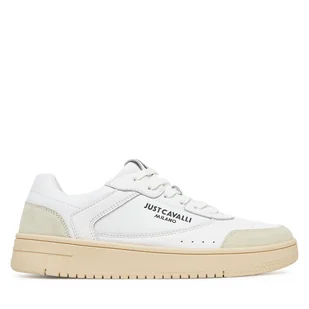 Sneakersy Just Cavalli 78QA3SM8 ZPA90 Biały - Sneakersy męskie - miniaturka - grafika 1