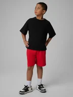 Spodnie i spodenki dla chłopców - 4F Spodenki dresowe chłopięce - czerwone 164 (13-14 lat) - miniaturka - grafika 1