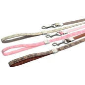 Smycze dla psów - Zolux Envy Flora Smycz 15 mm/1,2 m - Beżowa - miniaturka - grafika 1