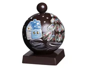 Czekolada - Bombka ręcznie malowana z czekolady gorzkiej 170 g E.Wedel - miniaturka - grafika 1