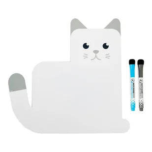 Biała tablica magnetyczna Balvi Meow! - Gadżety do domu - miniaturka - grafika 1