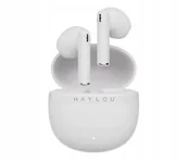 Słuchawki - Haylou X1 Plus Bezprzewodowe Douszne Słuchawki Bluetooth 5.4 USB-C Białe - miniaturka - grafika 1