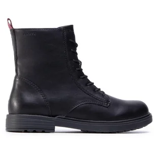 Kozaki Geox J Eclair G. D J049QD 000BC C9999 D Czarny - Buty dla dziewczynek - miniaturka - grafika 1