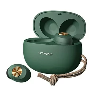 USAMS BHUES03 Zielone - Słuchawki - miniaturka - grafika 1