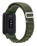 Akcesoria do smartwatchy - opaska pasek bransoleta NYLON PRO Xiaomi Mi Band 7 PRO zielona - miniaturka - grafika 1