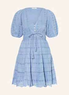 Pepe Jeans Sukienka Day Z Dziurkowanej Koronki blau - Sukienki - miniaturka - grafika 1