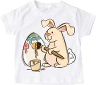 Koszulki dla dziewczynek - koszulka z KRÓLIKIEM DLA DZIECKA - miniaturka - grafika 1