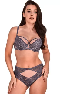 Biustonosz półusztywniany semi-soft Amelia 1192, Kolor fioletowy, Rozmiar 80B, Gaia - Intymna - Biustonosze - miniaturka - grafika 1