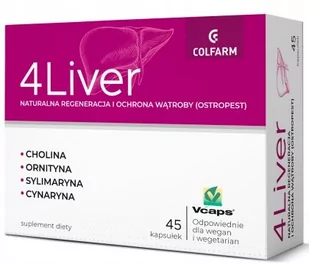 Colfarm 4Liver 45 kapsułek - Układ pokarmowy - miniaturka - grafika 1