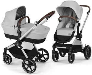 Cybex Eos Lux Wózek wielofunkcyjny 2w1  Lava Grey (Stelaż Silver) - Wózki dziecięce - miniaturka - grafika 1