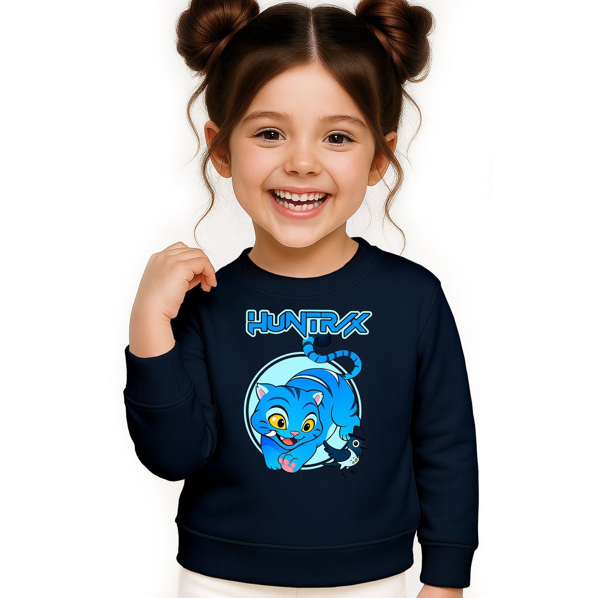 BLUZA DZIECIĘCA DERPY KOT DEMON HUNTERS HUNTRIX 134-140 BAWEŁNIANA JAKOŚĆ
