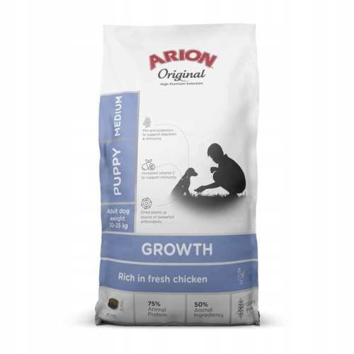 ARION Original Growth Puppy Medium Chicken Rice 12 kg