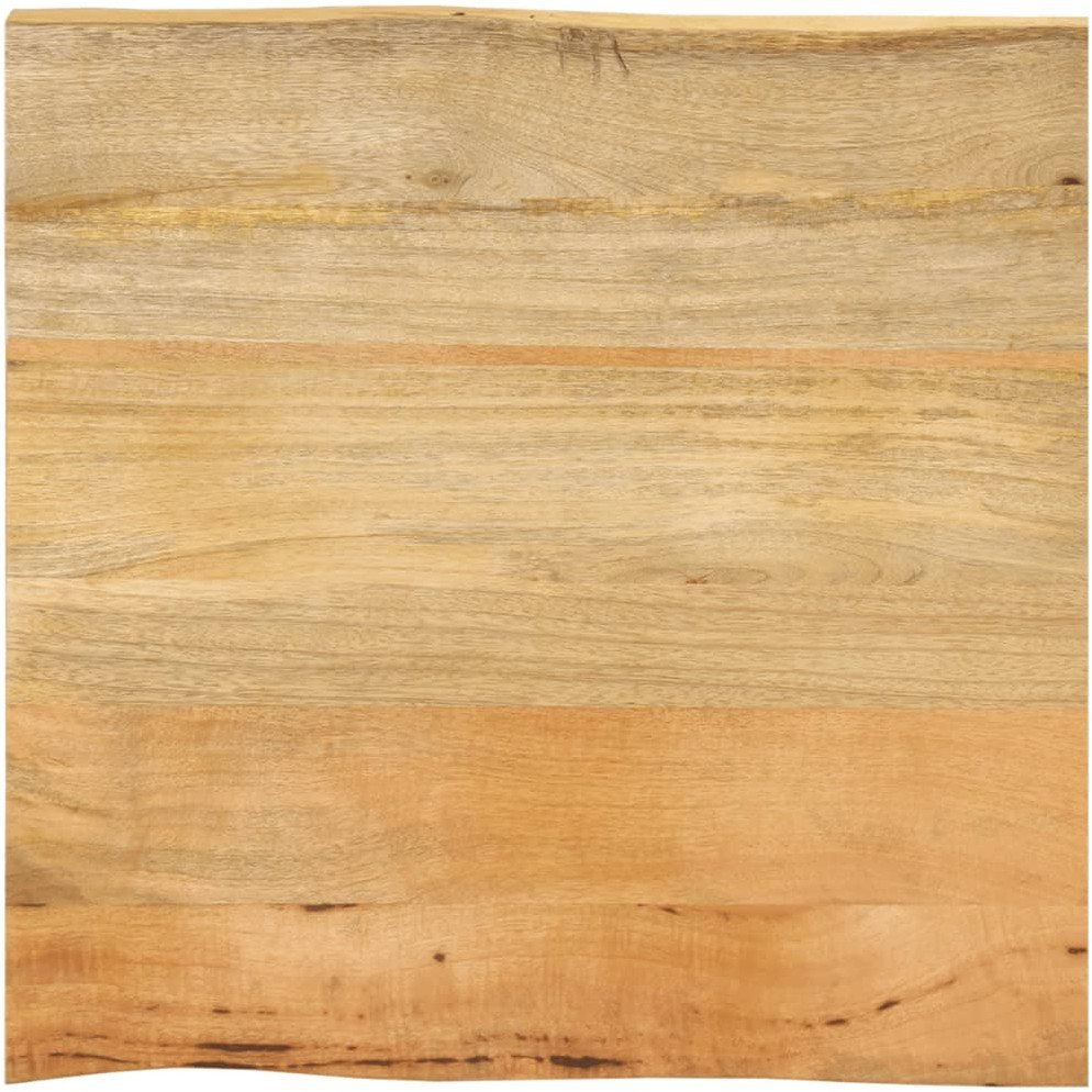vidaXL Blat stołu, 40x40x2,5 cm, naturalna krawędź, lite drewno mango