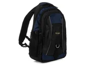 Plecaki - GRANATOWO-CZARNY Solidny 3KOMOROWY plecak miejski SPORTOWY duży M83 - Bag Street - miniaturka - grafika 1