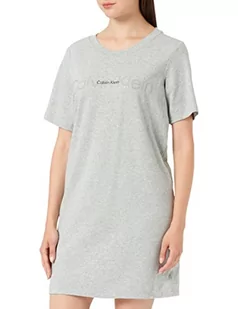 calvin klein Damska koszula nocna S/S koszula nocna, szary wrzos, M - Piżamy damskie - miniaturka - grafika 1