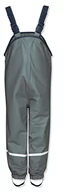Spodnie i spodenki dla chłopców - Playshoes Dziecięce spodnie przeciwdeszczowe, polarowe, uniseks, ciemnoszare, 92, ciemnoszary, 92 - miniaturka - grafika 1