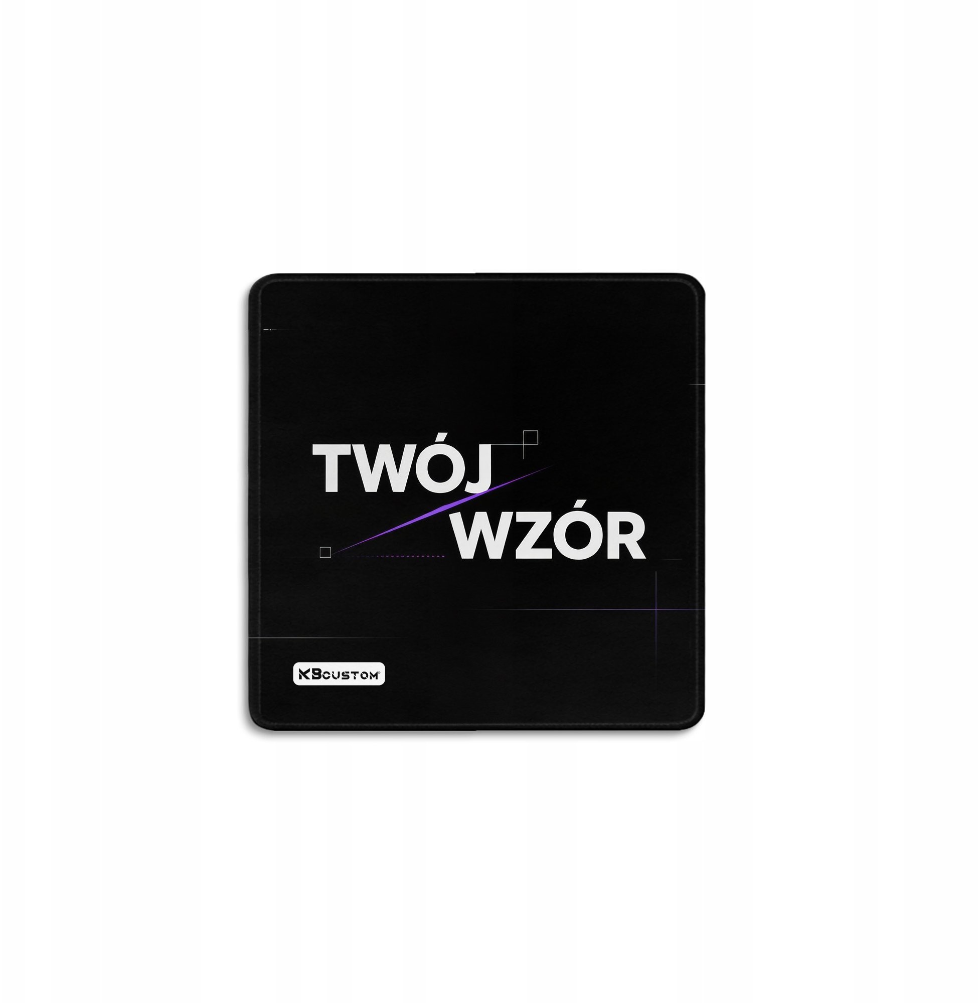 Podkładka DUŻA PODKŁADKA MATA POD MYSZKĘ MYSZ Twój Wzór 30x30cm 4mm-Grubość KBcustom