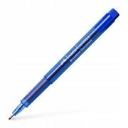Markery permanentne - Faber-Castell Fineliner BROADPEN 1554, kreski: 0,8 MM, kolor do pisania, niebieski F155451 - miniaturka - grafika 1