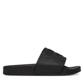 Klapki i japonki damskie - Klapki Guess E5GZ07BB00F Czarny - miniaturka - grafika 1